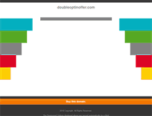 Tablet Screenshot of doubleoptinoffer.com